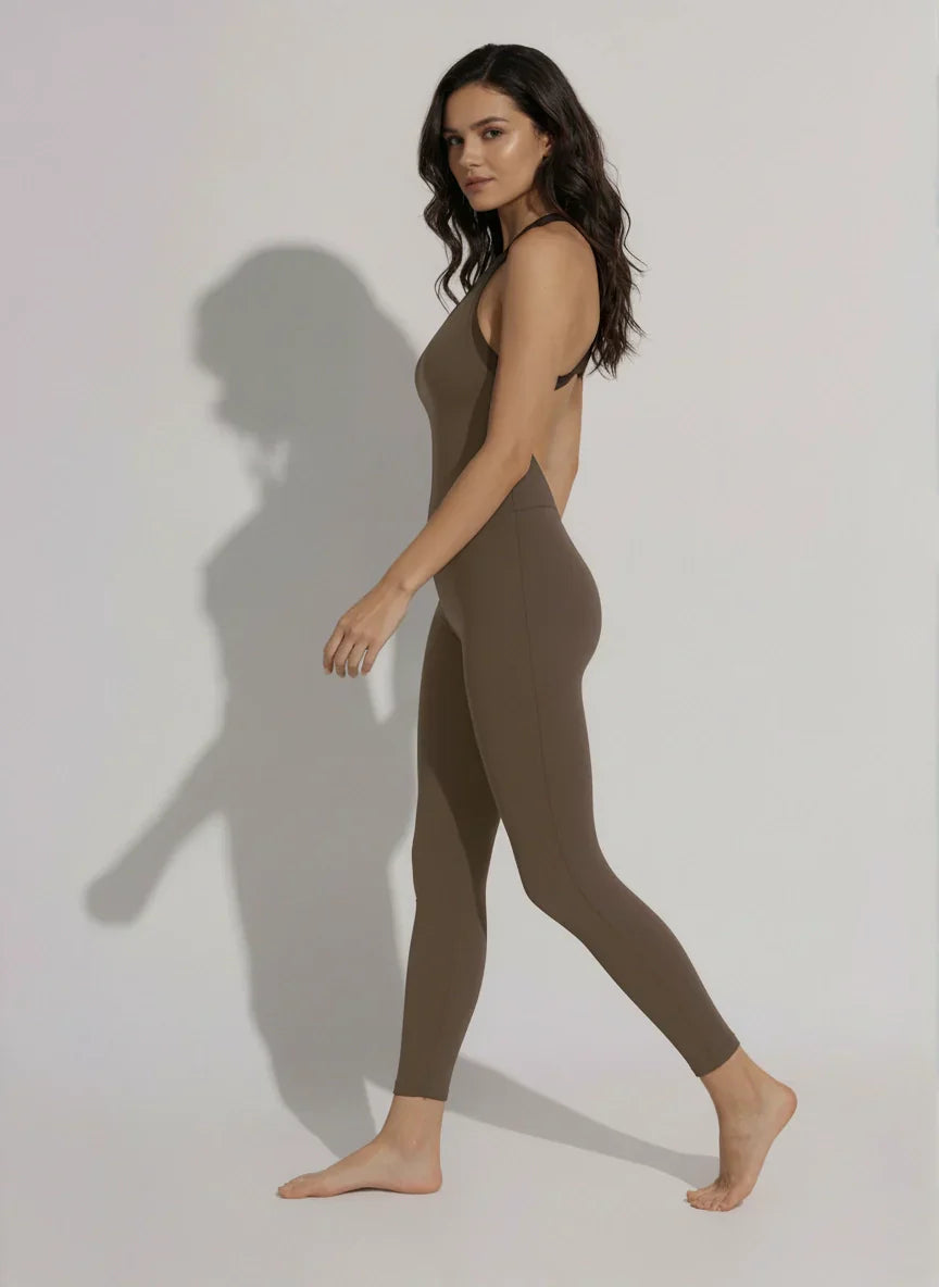 FLOW FLOW Onesie The Flux Racer Back Athletic Active Onesie Bodysuit