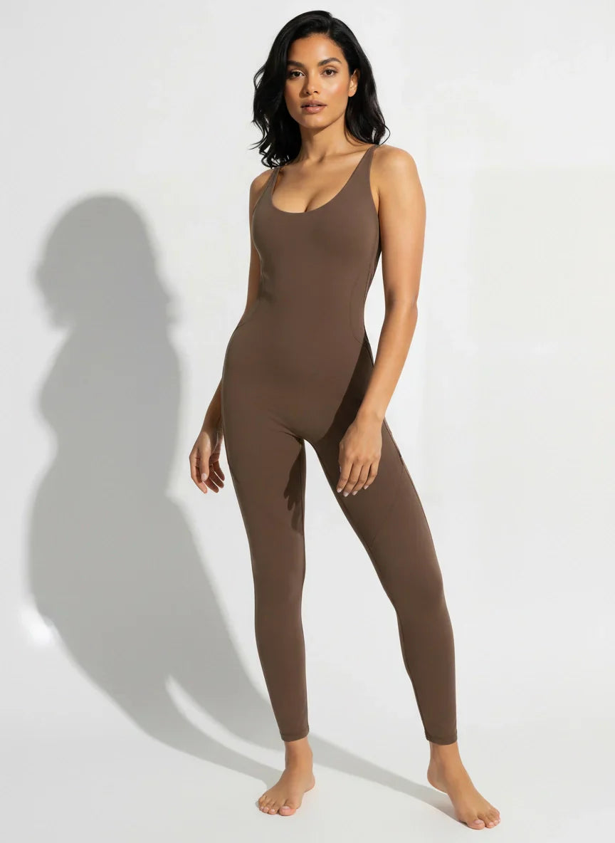 FLOW FLOW Onesie The Flux Racer Back Athletic Active Onesie Bodysuit