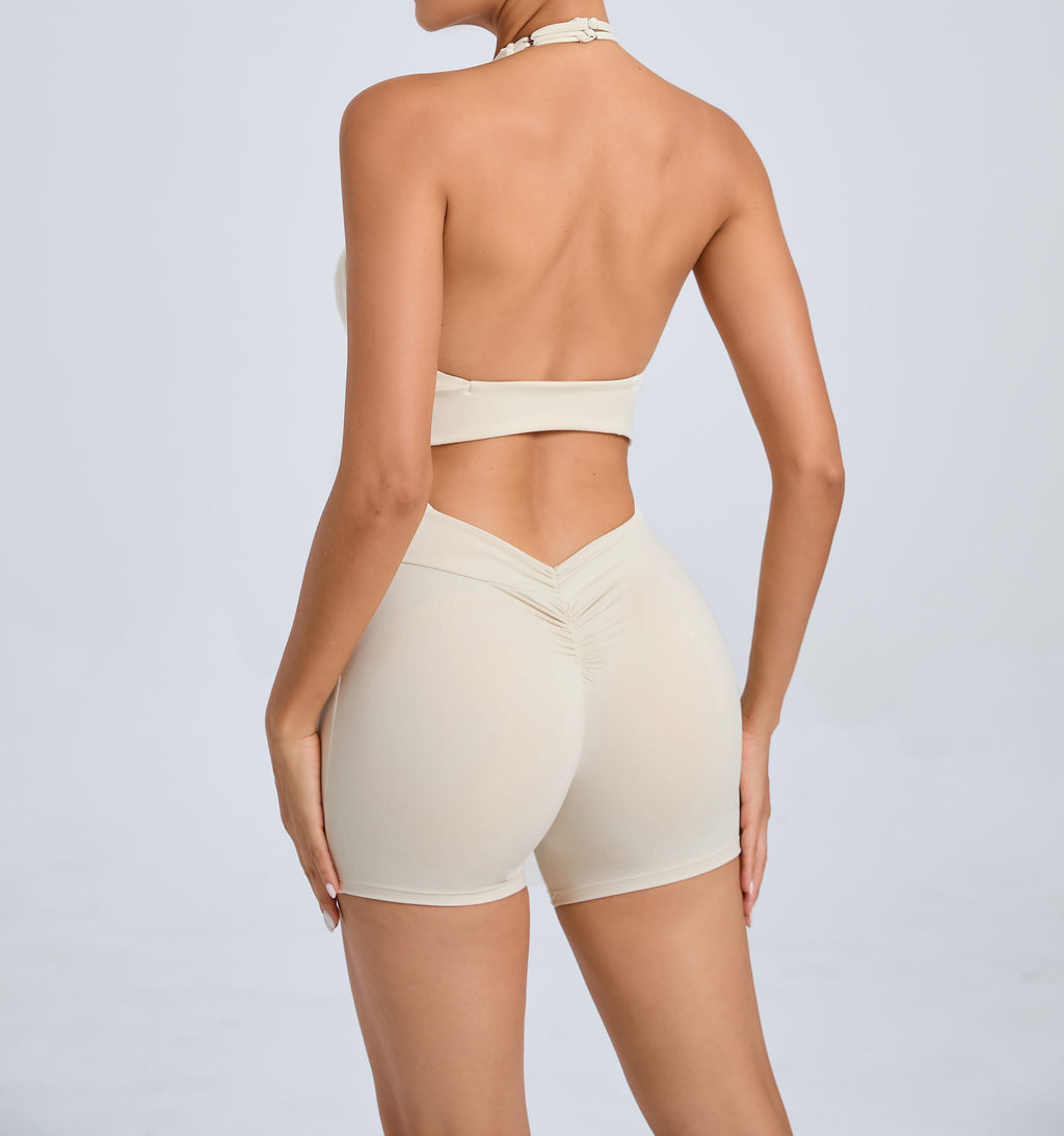 FLOW FLOW Onesie The Poise Backless Adjustable Halter Onesie with Side Pockets