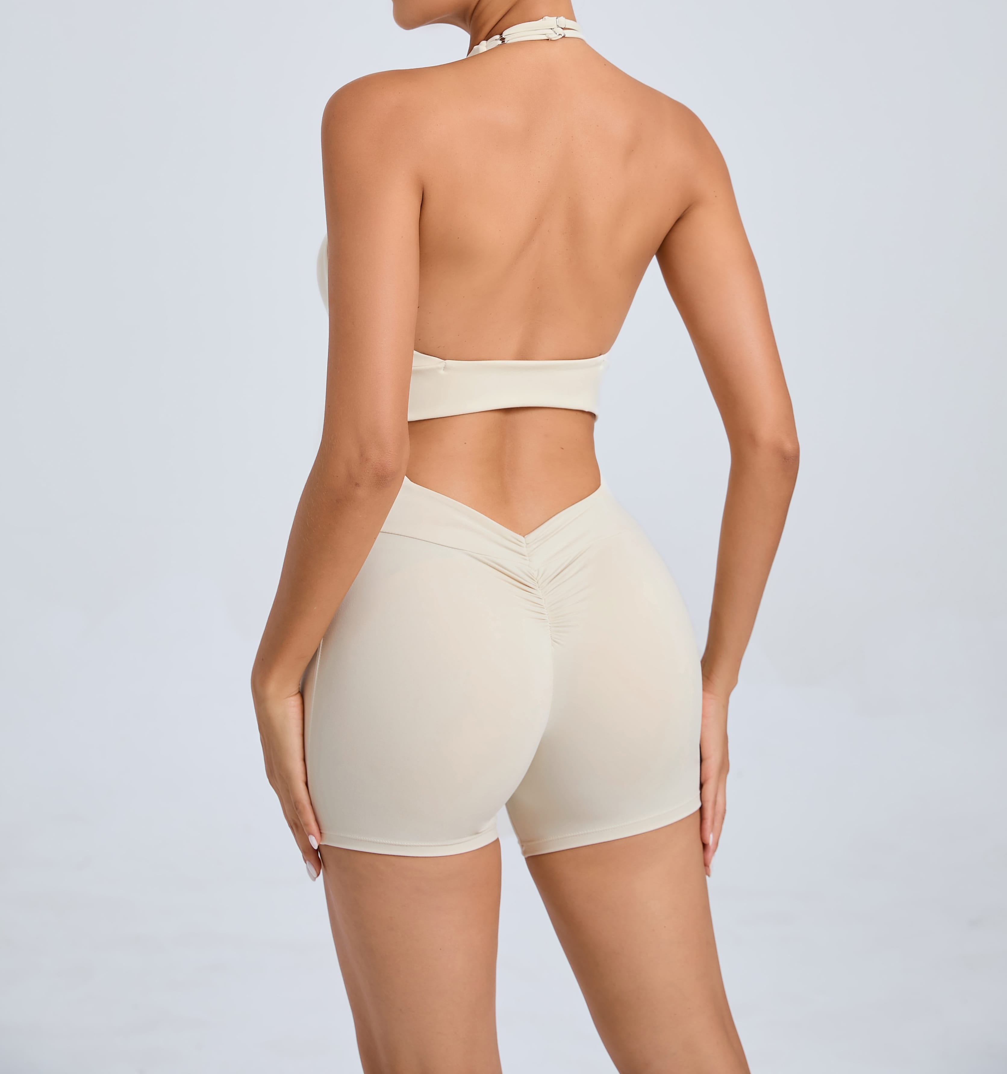 FLOW FLOW Onesie The Poise Backless Adjustable Halter Onesie with Side Pockets