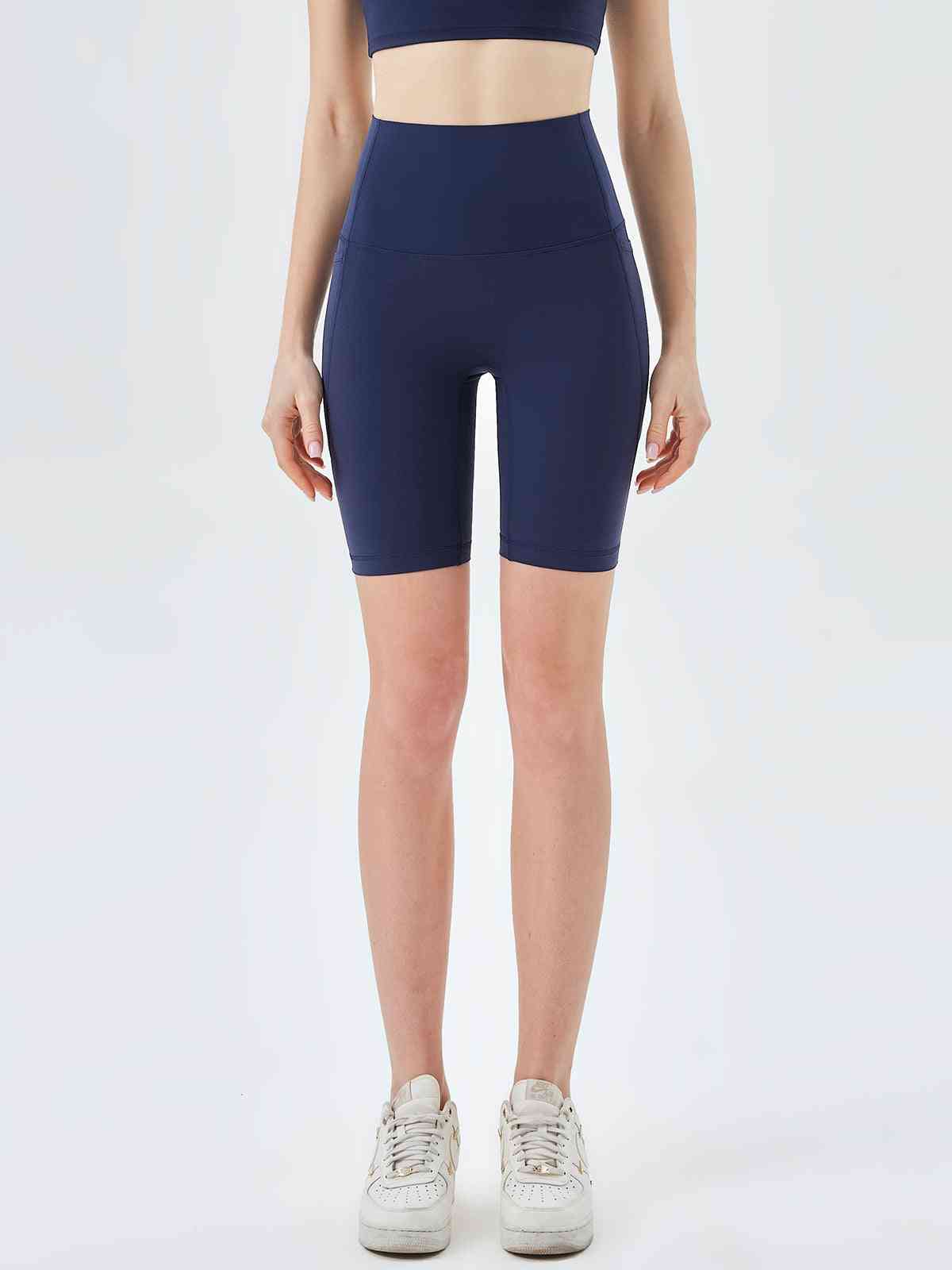 FLOW FLOW Shorts Flexible High-Waist Biker Shorts with Side Pocket