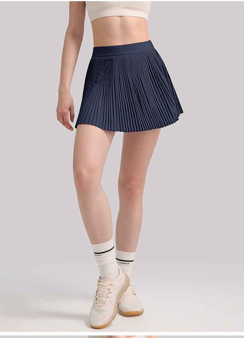 FLOW FLOW Skirt Agile Pleated Lightweight Tennis Skirt with Built-In Shorts