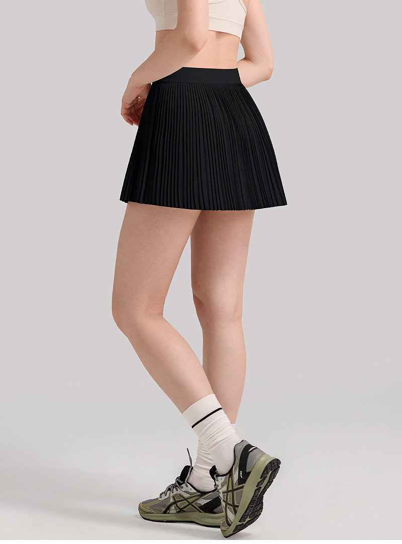 FLOW FLOW Skirt Agile Pleated Lightweight Tennis Skirt with Built-In Shorts