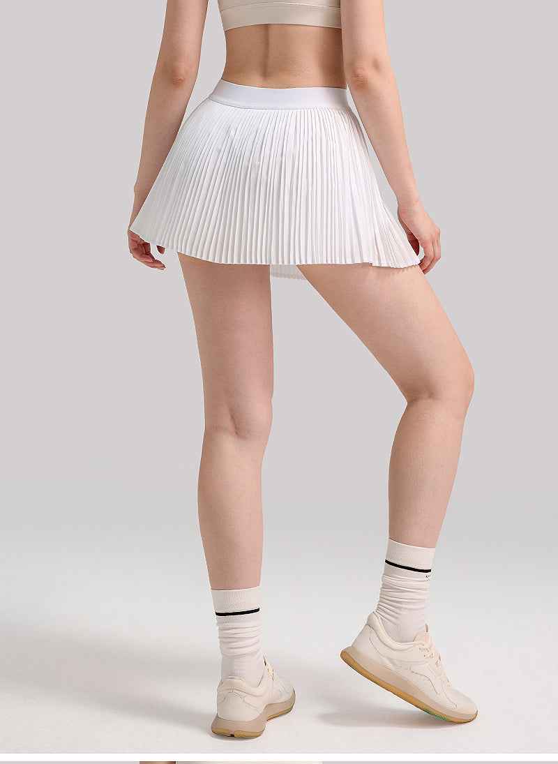 FLOW FLOW Skirt Agile Pleated Lightweight Tennis Skirt with Built-In Shorts