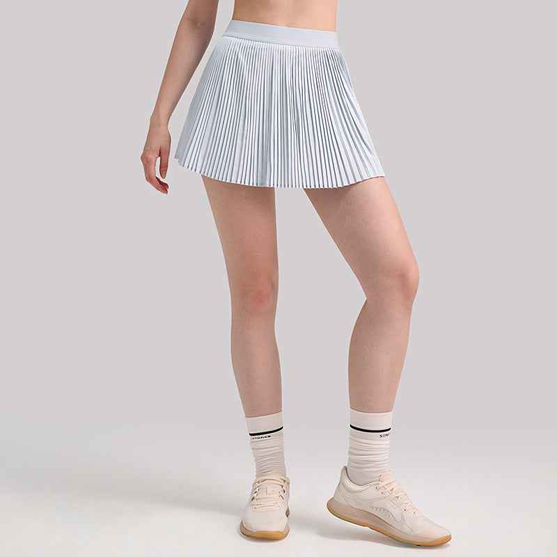 FLOW FLOW Skirt Light Blue / S (US 2-4) Agile Pleated Lightweight Tennis Skirt with Built-In Shorts