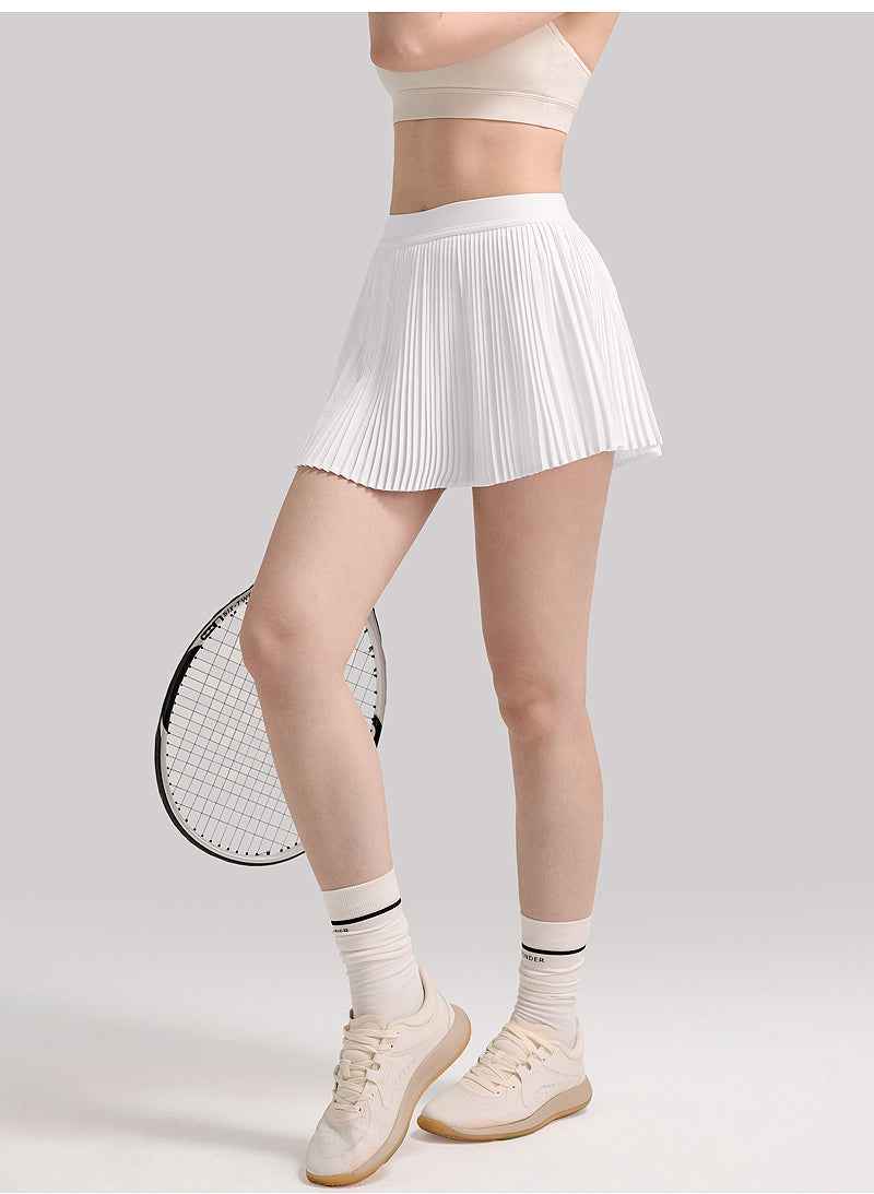 FLOW FLOW Skirt Agile Pleated Lightweight Tennis Skirt with Built-In Shorts