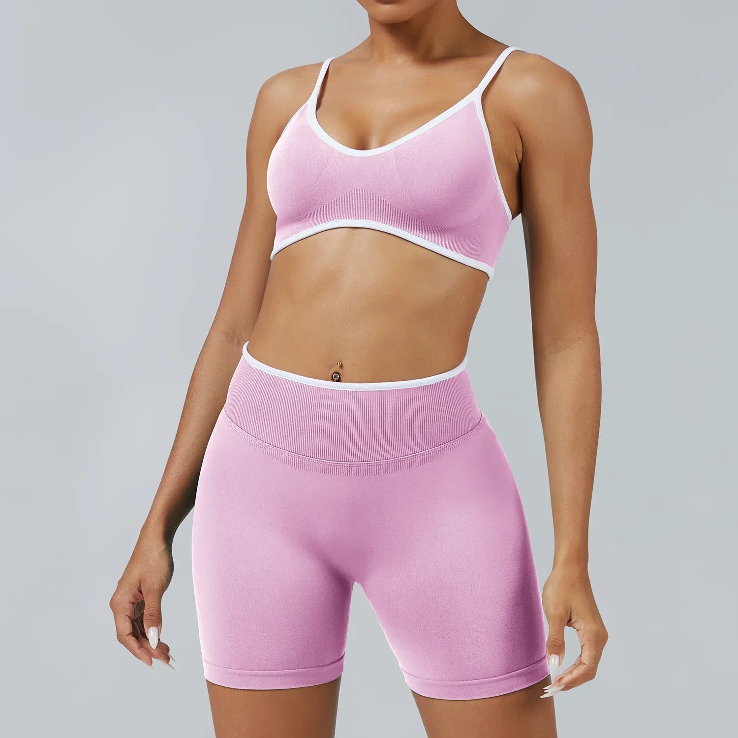 FLOW FLOW Sports Bra XS (US 0-2) / Pink / Sports Bra The Elevate Seamless High Support Sports Bra Top