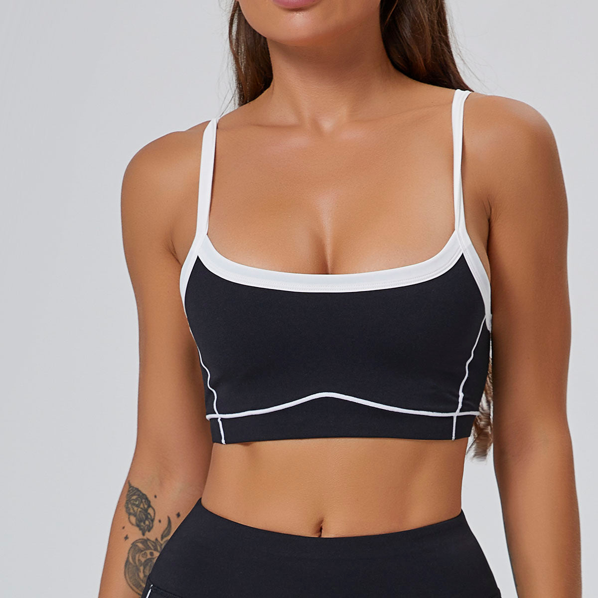 FLOW FLOW Sports Bra The Rhythm Color Block Active Sports Bra