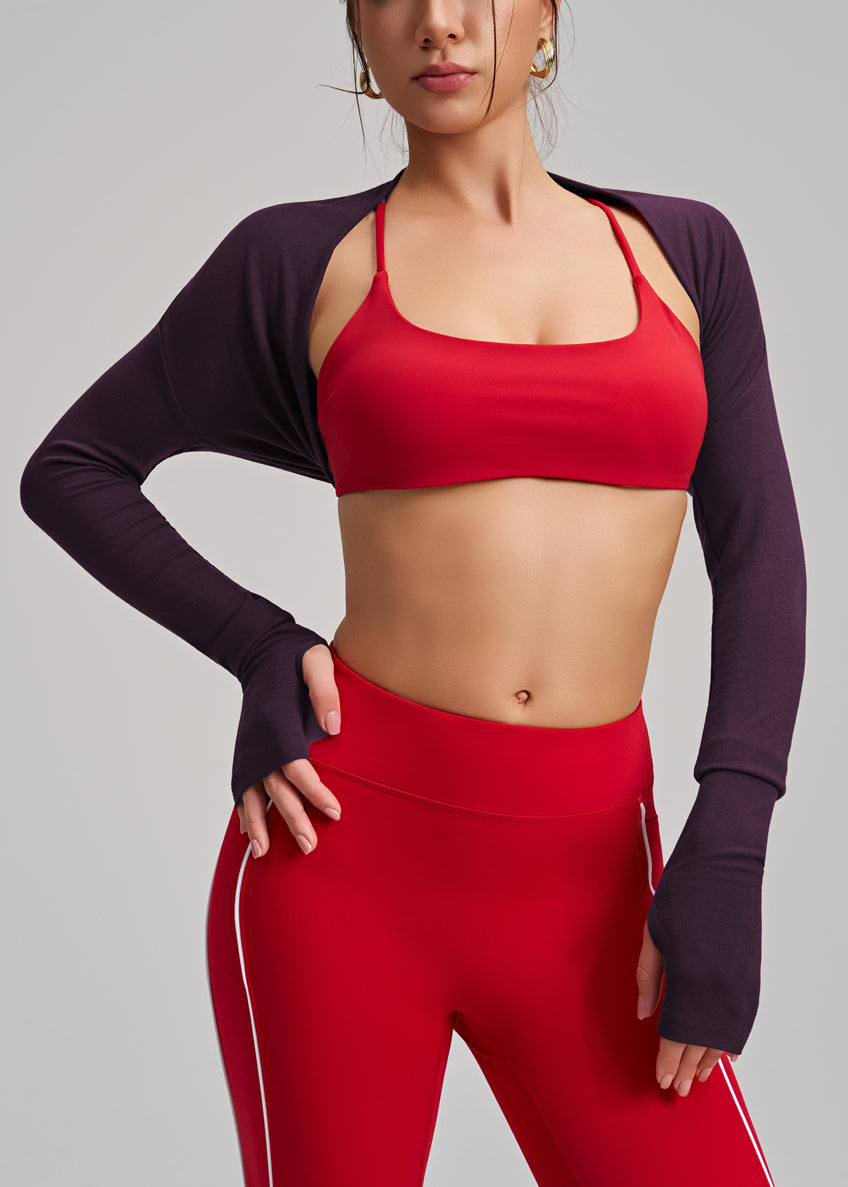 FLOW FLOW Top The Essential Bolero Capelet Shrug Sports Top