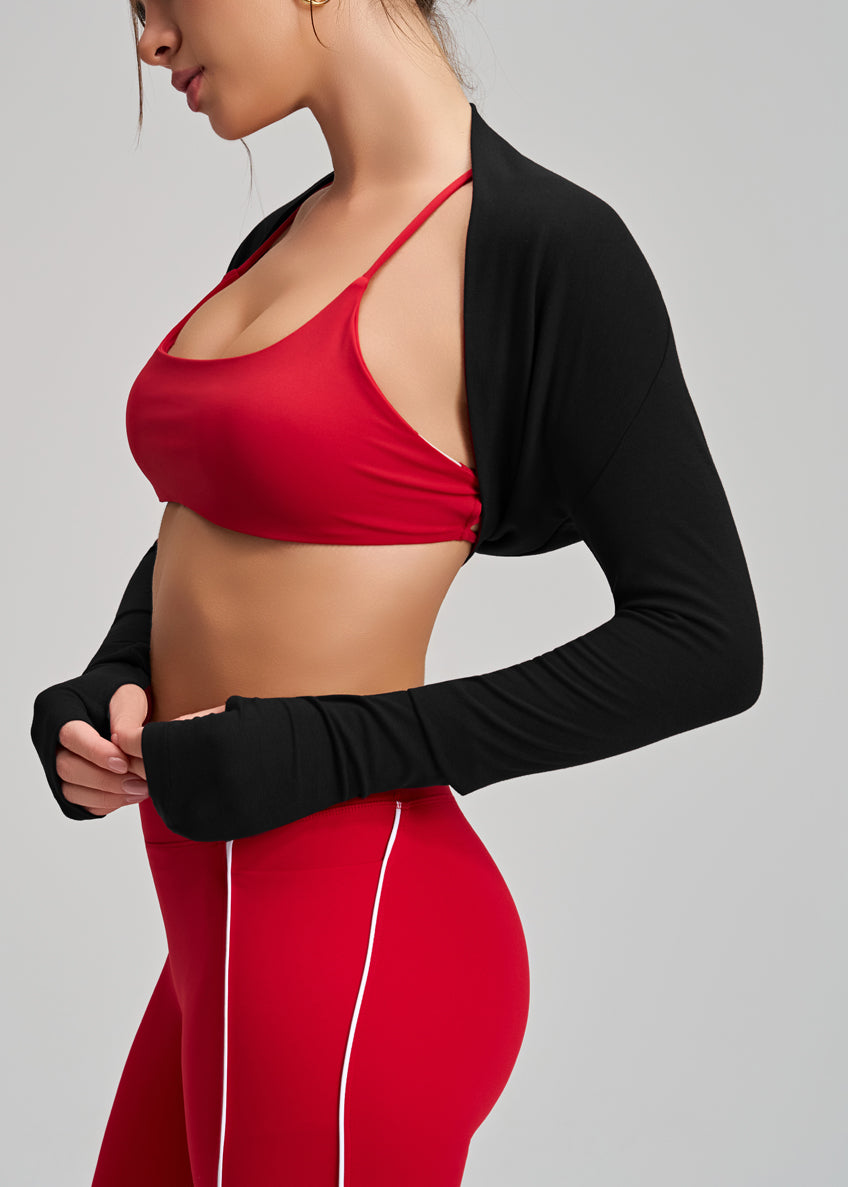 FLOW FLOW Top The Essential Bolero Capelet Shrug Sports Top