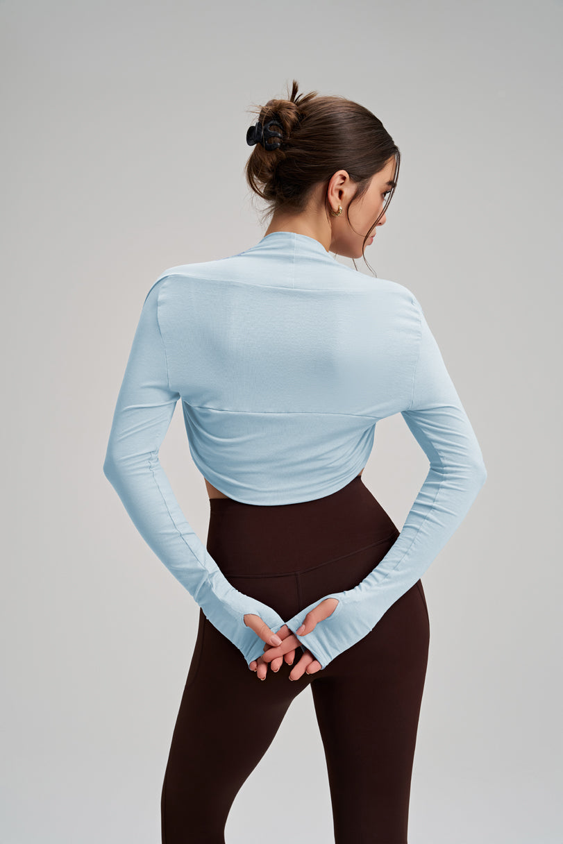 FLOW FLOW Top The Essential Bolero Capelet Shrug Sports Top