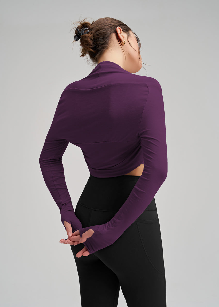 FLOW FLOW Top The Essential Bolero Capelet Shrug Sports Top